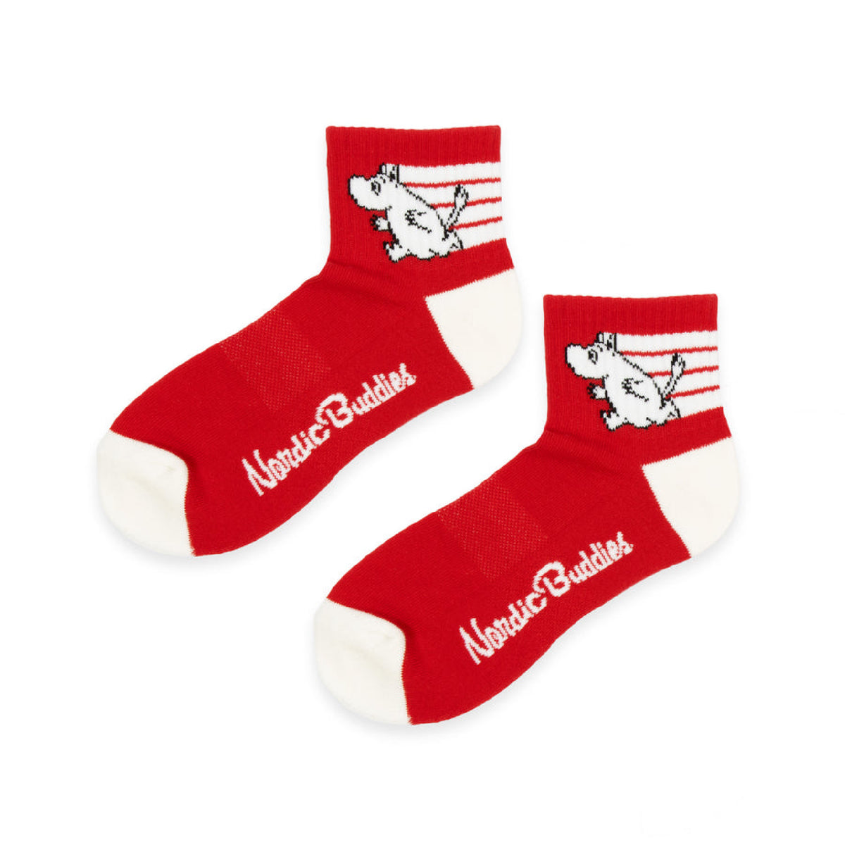 Ankle Socks Active Moomintroll Red/White 36-42