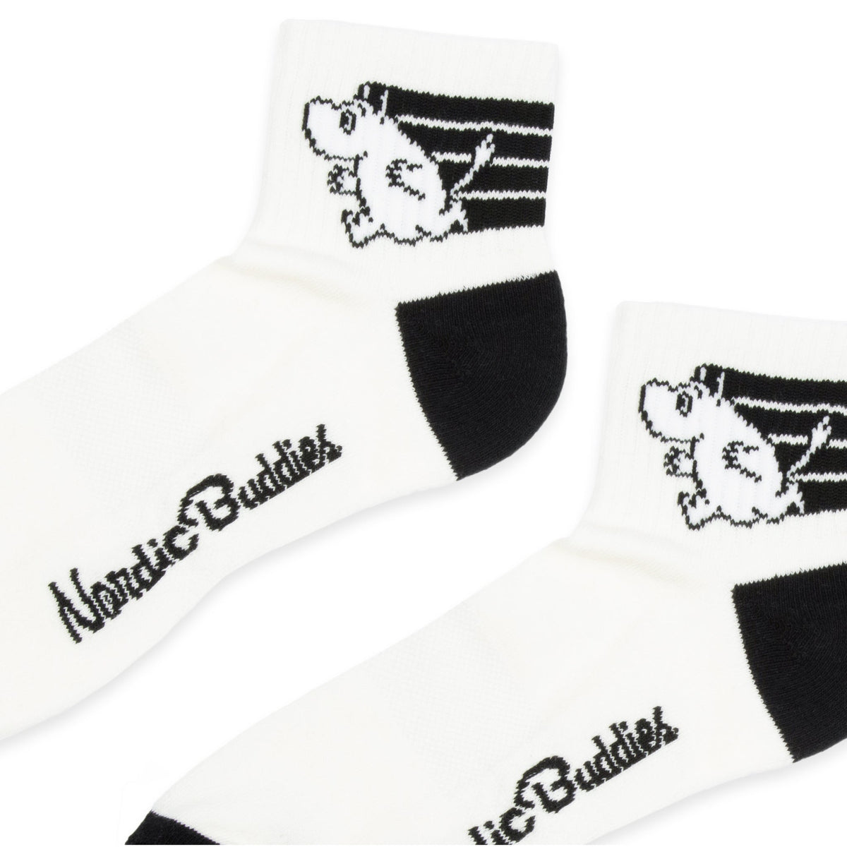 Ankle Socks Active Moomintroll White/Black 40-45