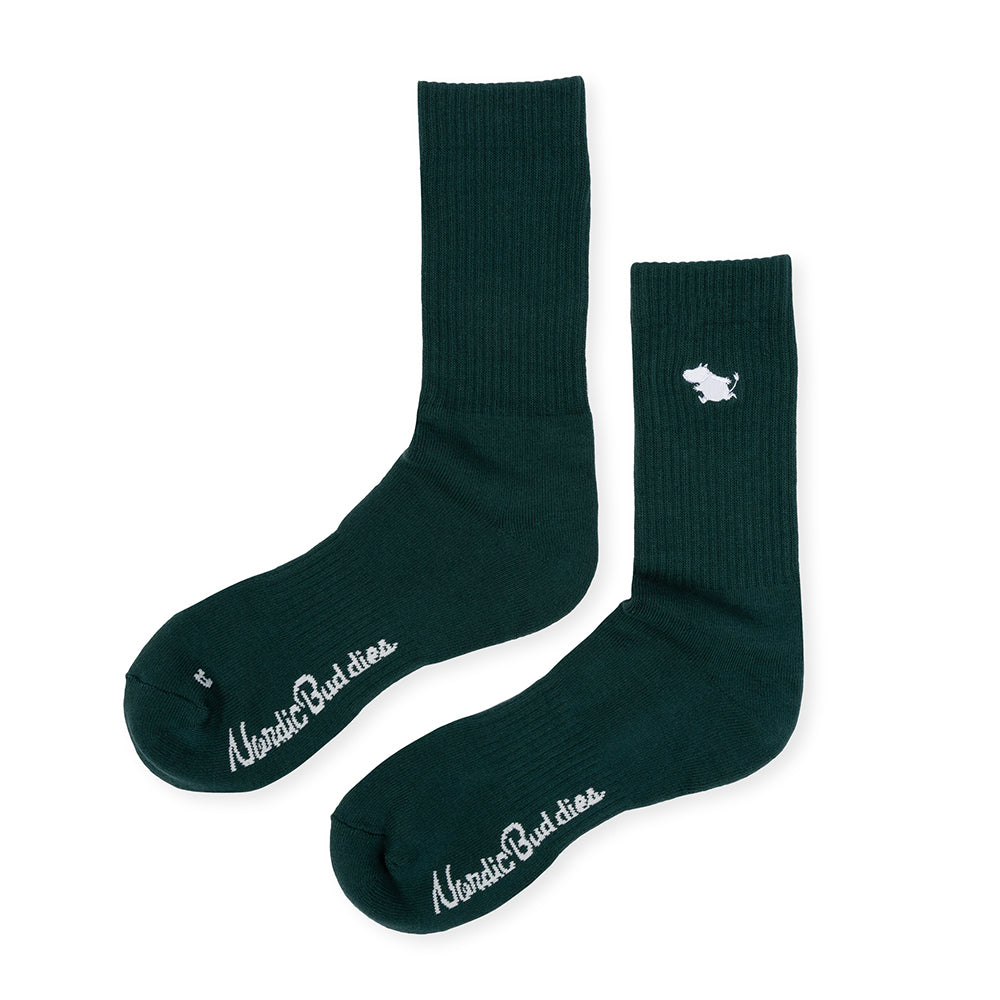 Moomintroll Tennis Socks 40-45 Dark Green
