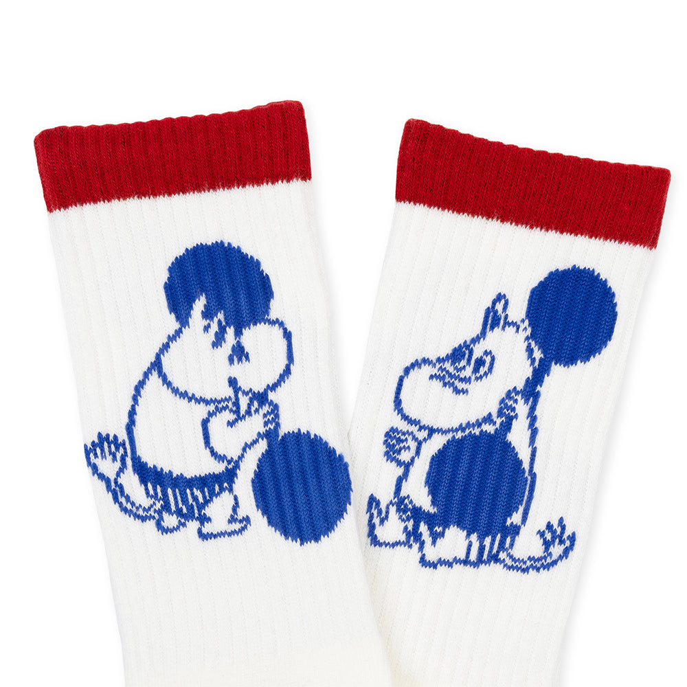 Moomintroll Exercising Active Socks 40-45 White