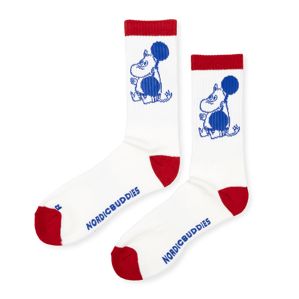Moomintroll Exercising Active Socks 40-45 White