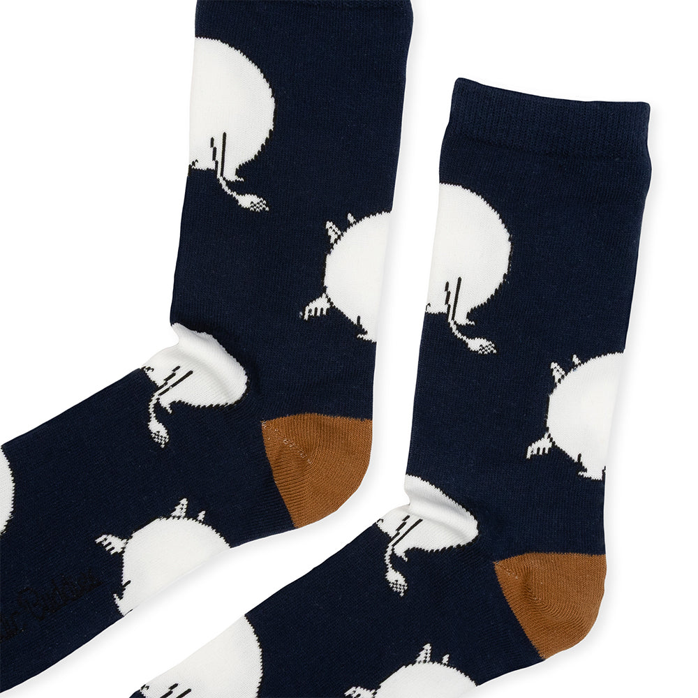 Moomintroll's Butt 40-45 Socks Black