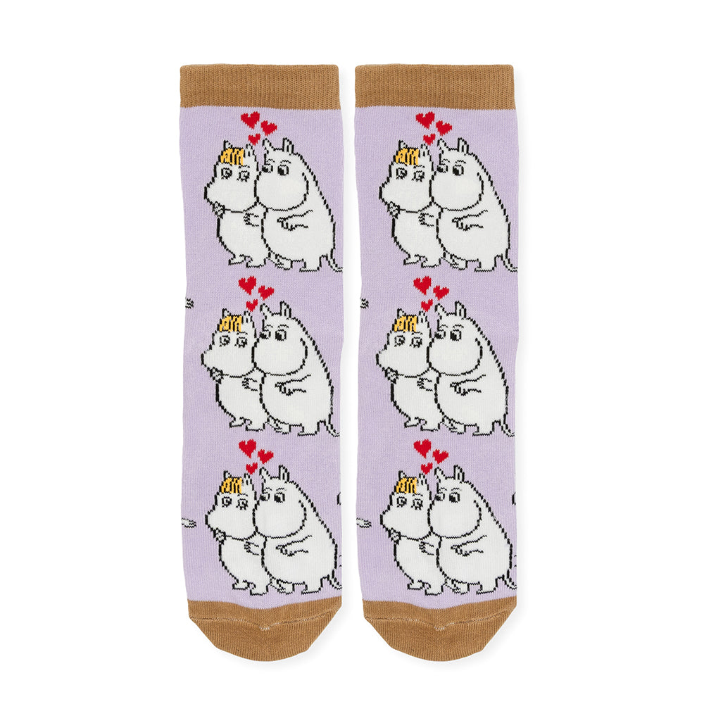 Moomins Love 36-42 Socks Lilac