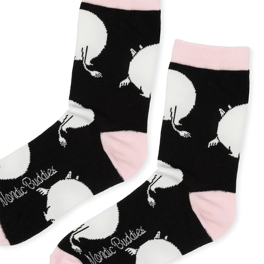 Moomintroll's Butt 36-42 Socks Black