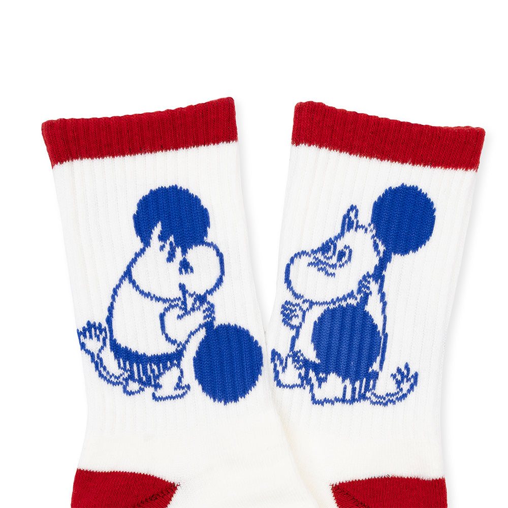 Moomintroll Exercising Active Socks 36-42 White
