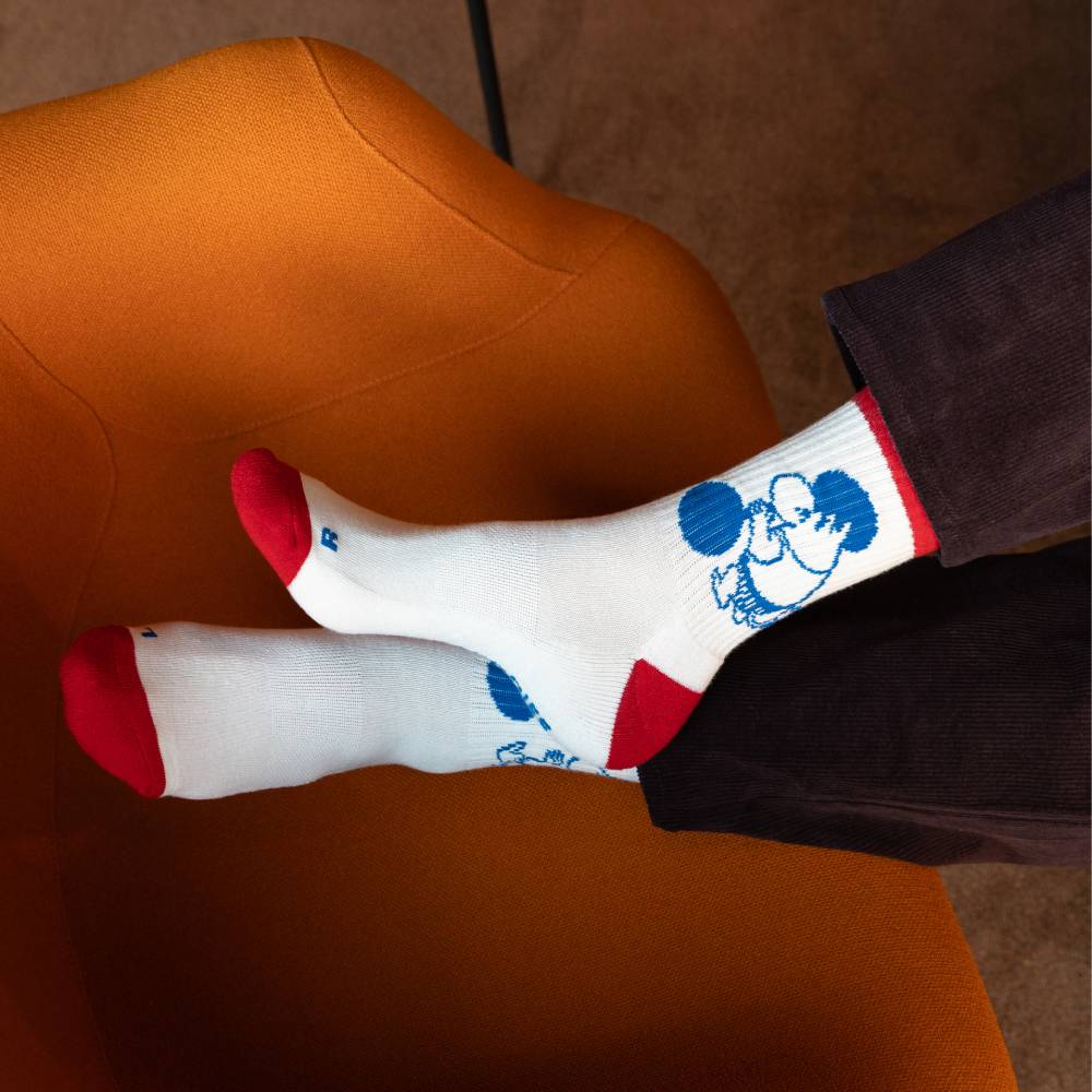Moomintroll Exercising Active Socks 36-42 White