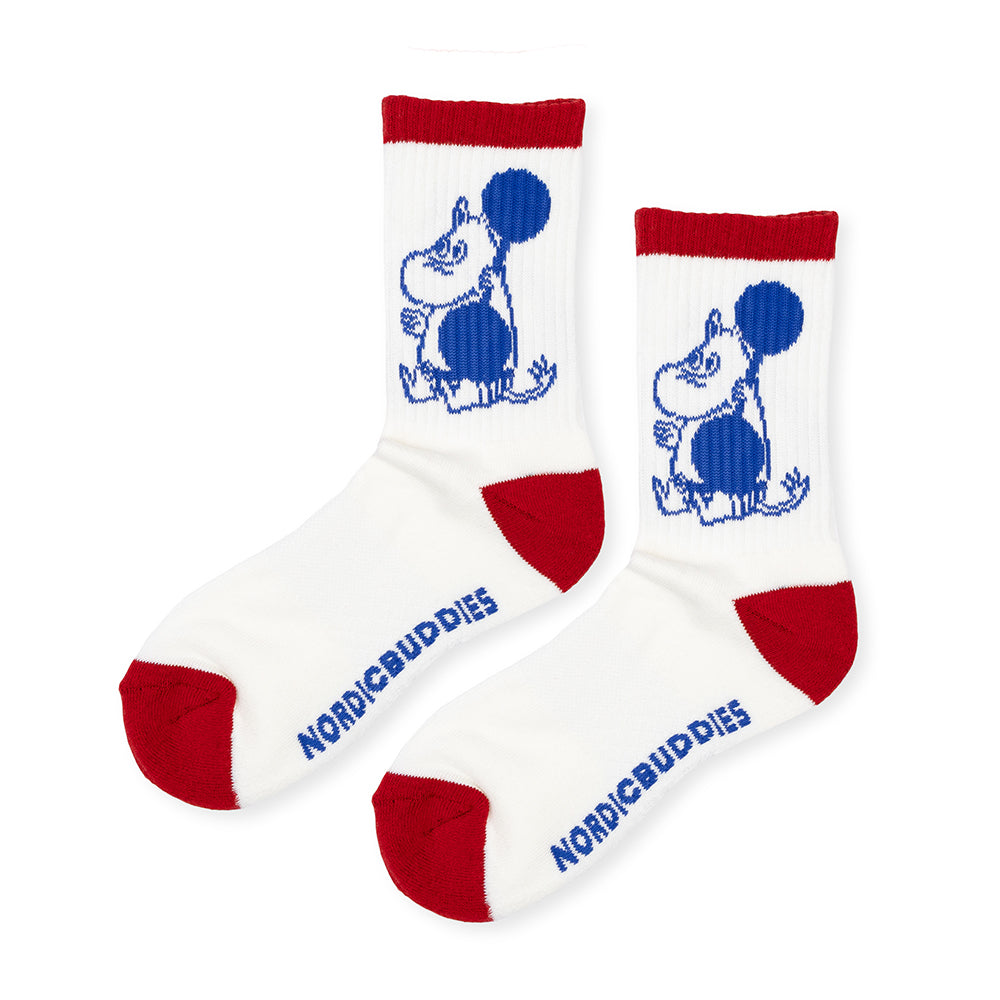 Moomintroll Exercising Active Socks 36-42 White