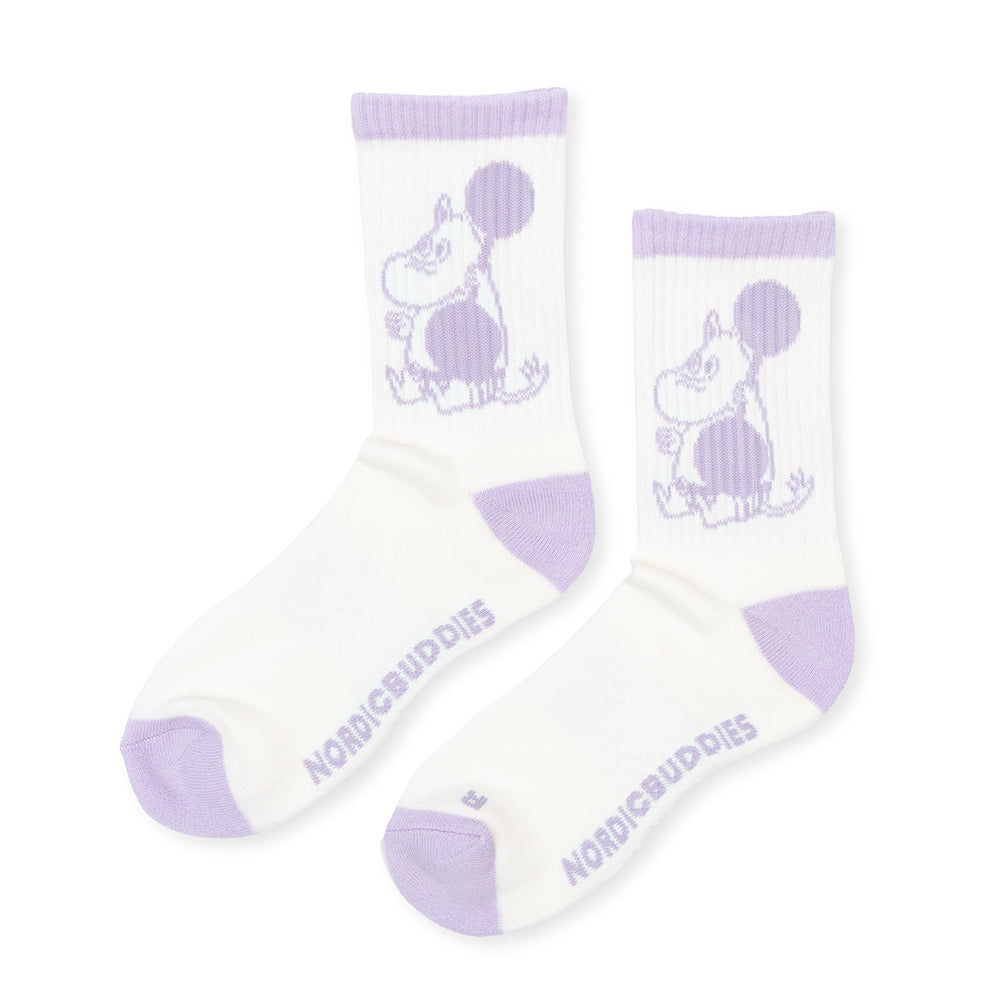 Moomintroll Exercising Active Socks 36-42 Lilac