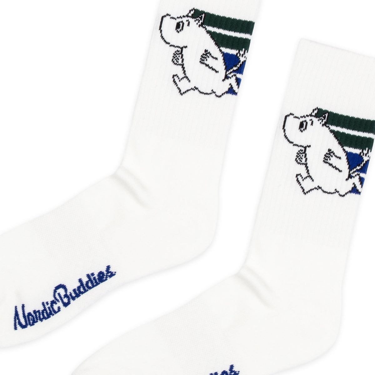 Moomin Active Socks Moomintroll White/Blue/Green