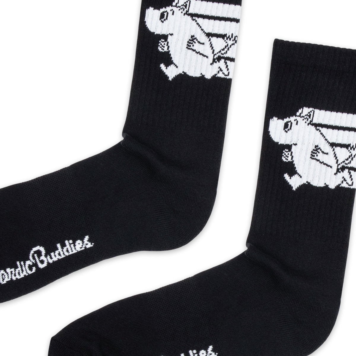 Moomin Active Socks Moomintroll Black 40-45