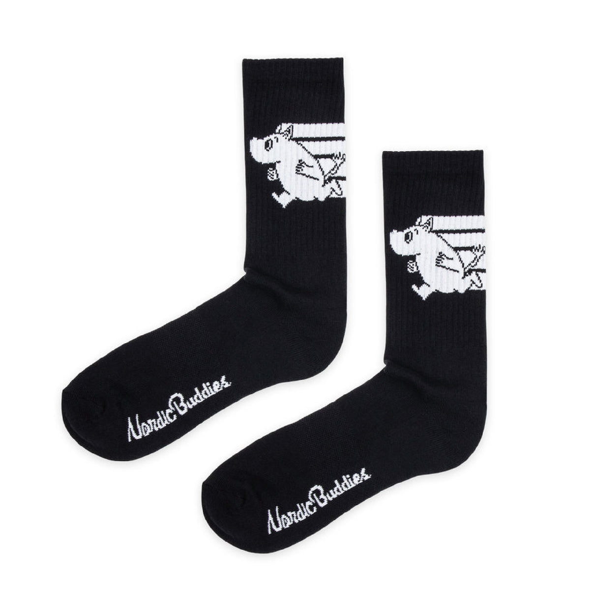 Moomin Active Socks Moomintroll Black 40-45