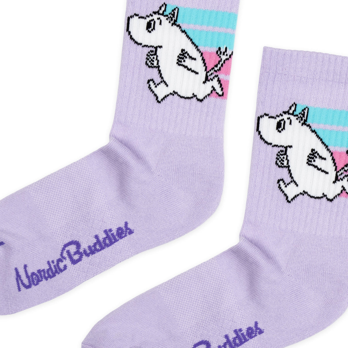 Moomin Active Socks Moomintroll Lilac 36-42