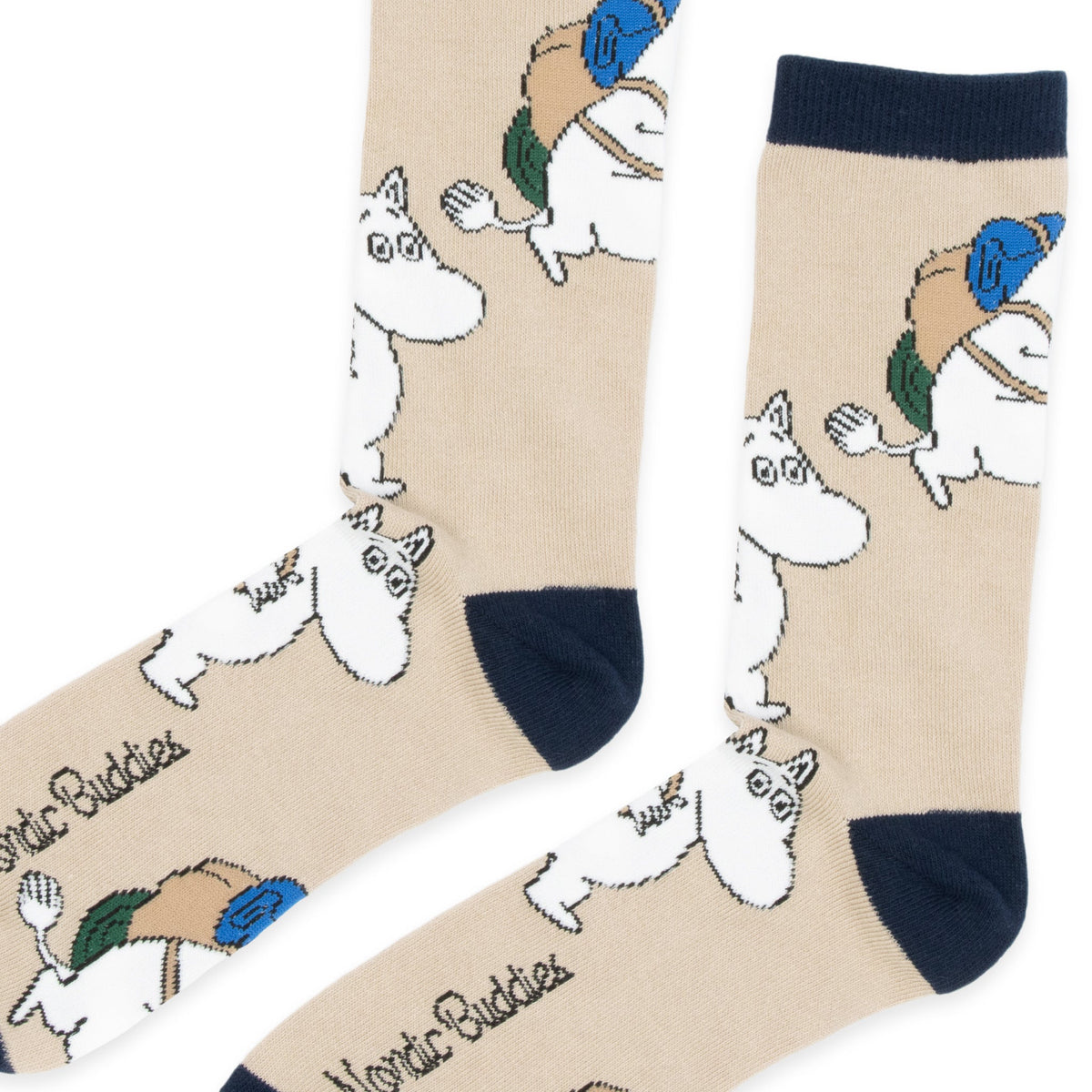 Moomin Socks Moomintroll Adventure Beige