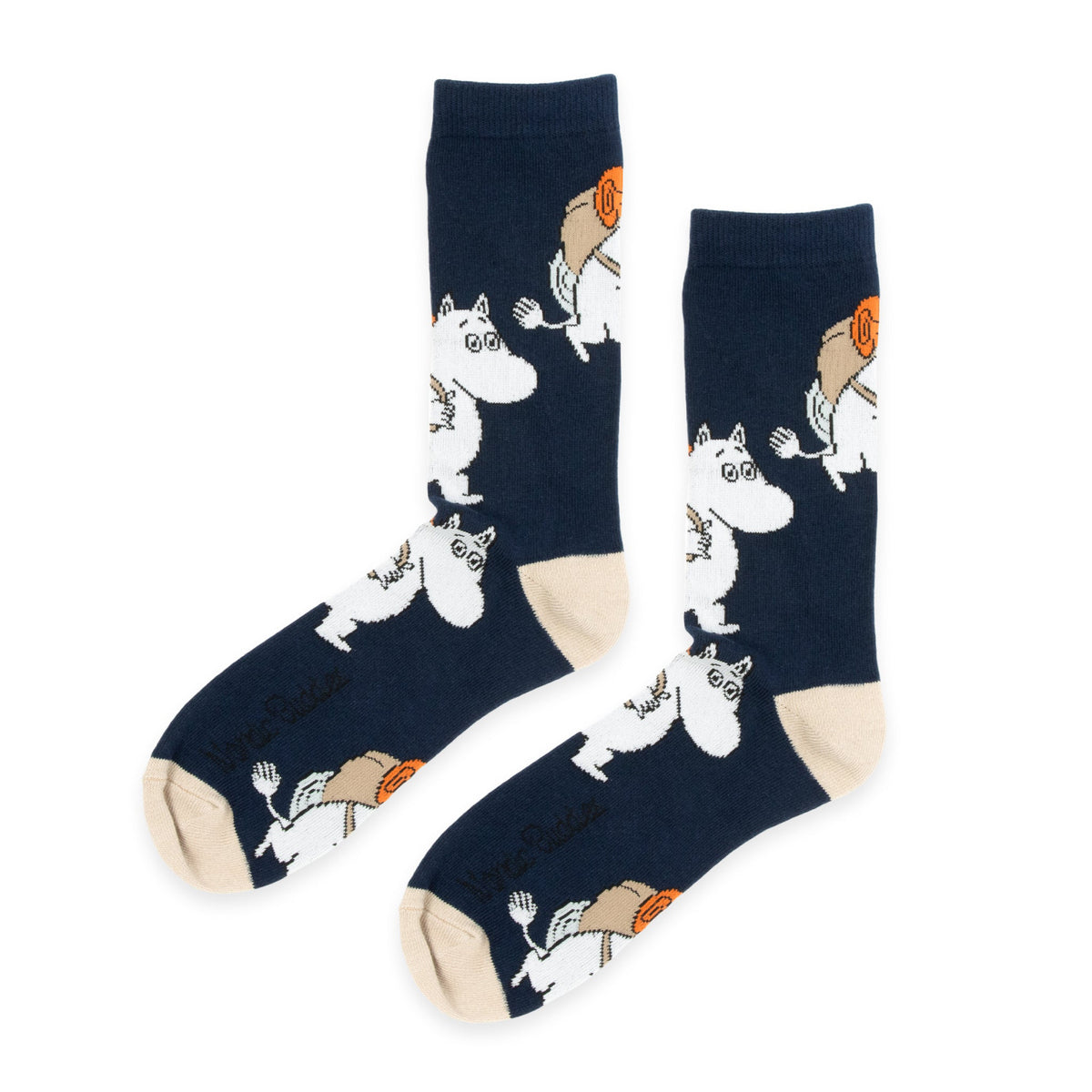 Moomin Socks Moomintroll Adventure Black