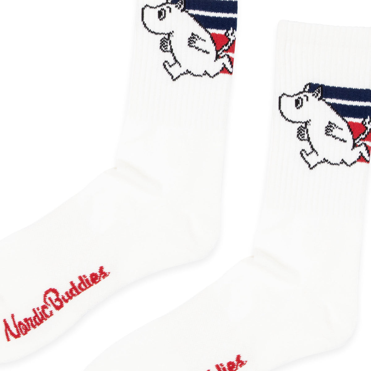 Moomin Active Socks Moomintroll White/Blue/Red