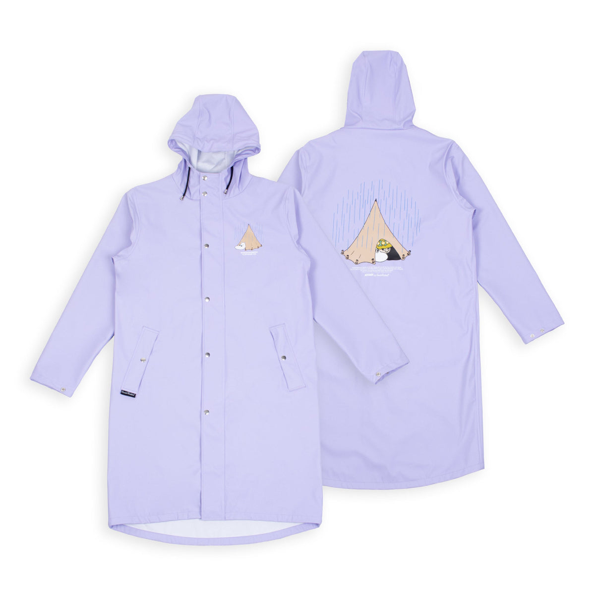 Moomin Adventure Rain Coat Lilac