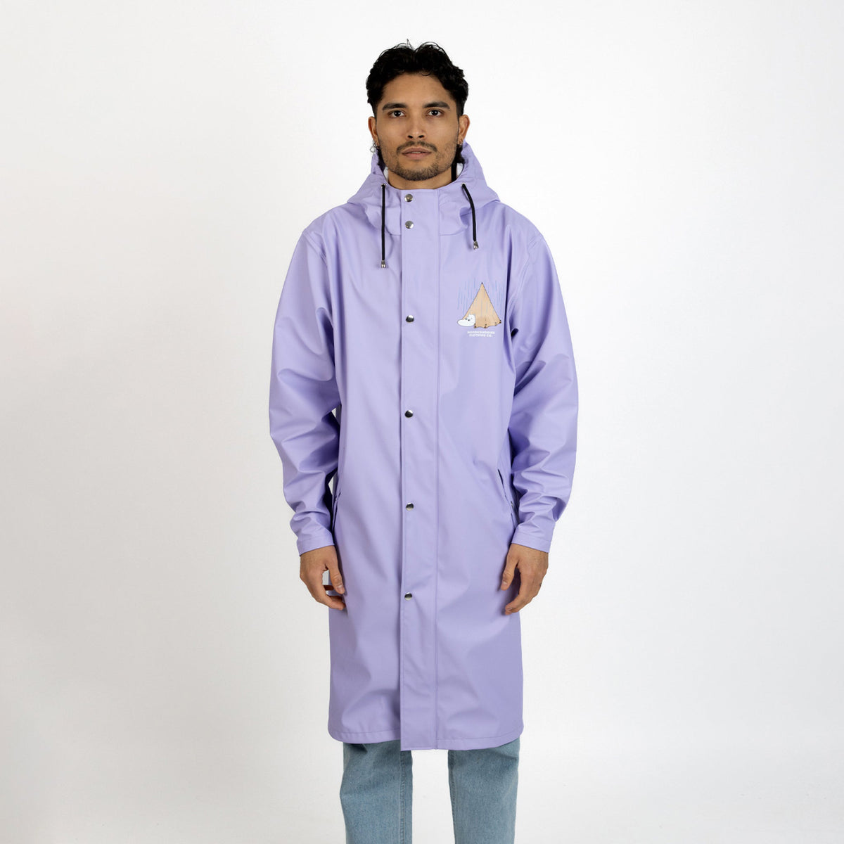 Moomin Adventure Rain Coat Lilac