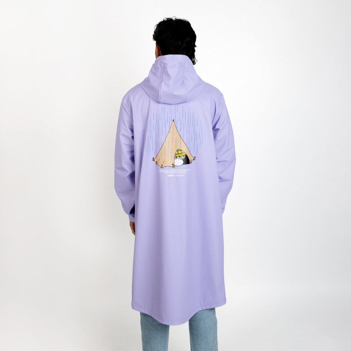 Moomin Adventure Rain Coat Lilac