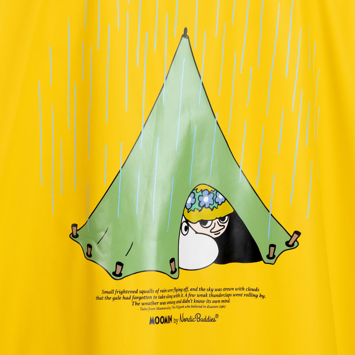 Moomin Adventure Rain Coat Yellow