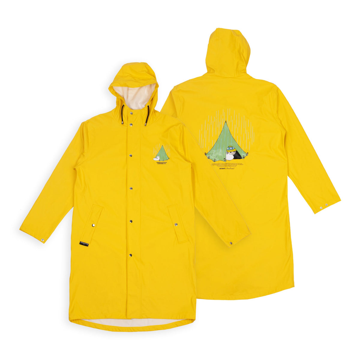 Moomin Adventure Rain Coat Yellow