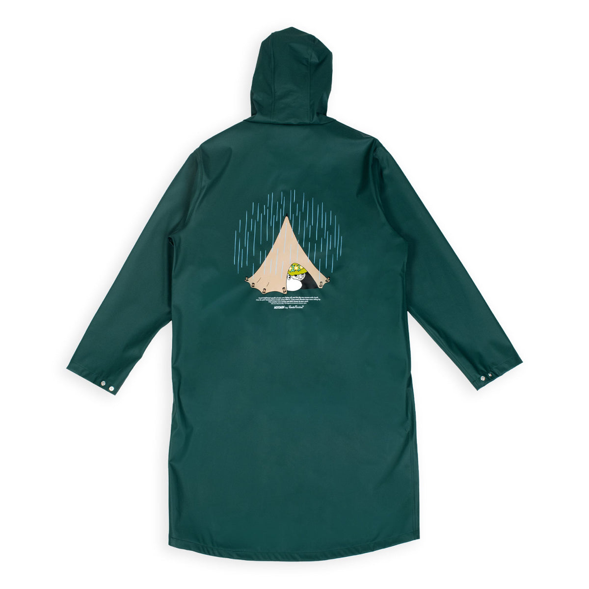 Moomin Adventure Rain Coat Green