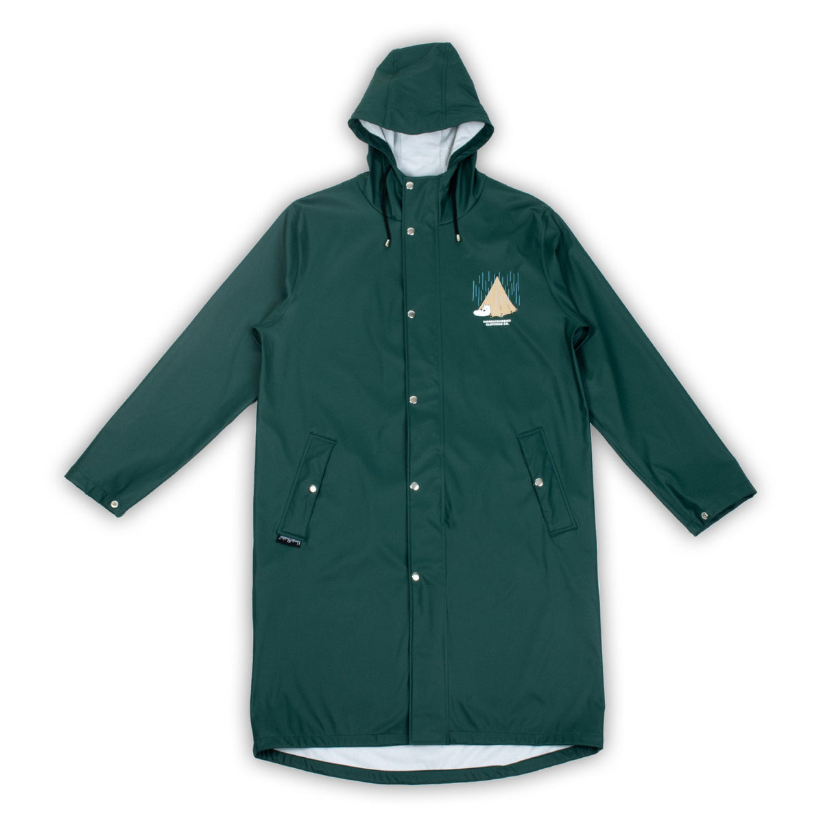 Moomin Adventure Rain Coat Green