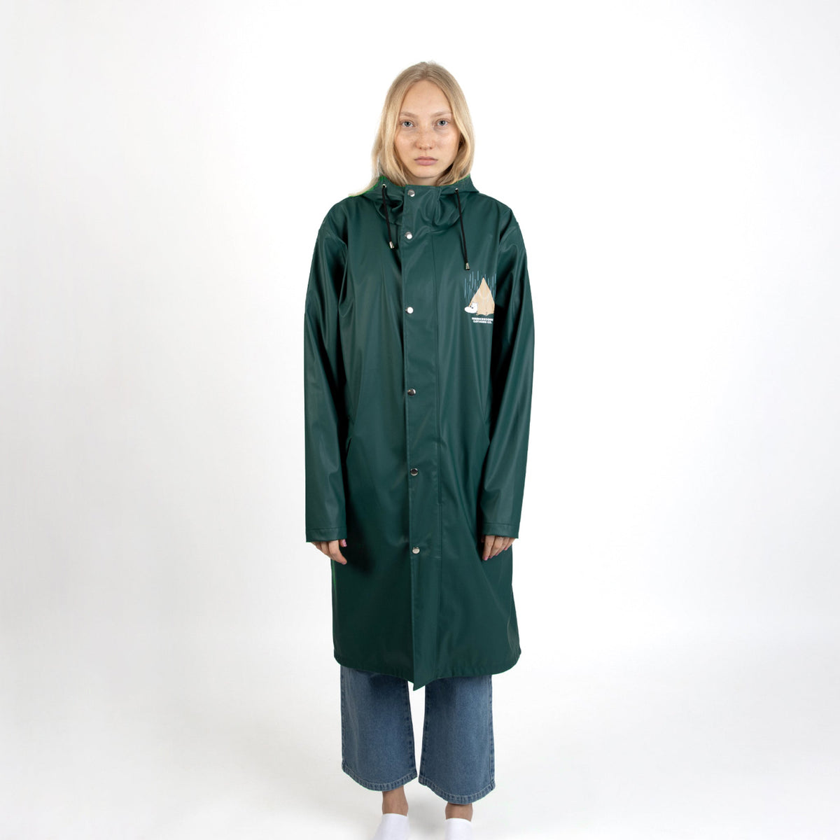 Moomin Adventure Rain Coat Green