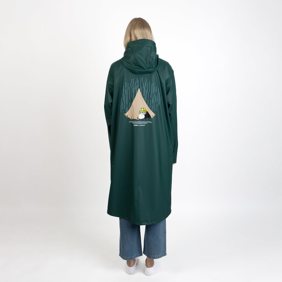 Moomin Adventure Rain Coat Green