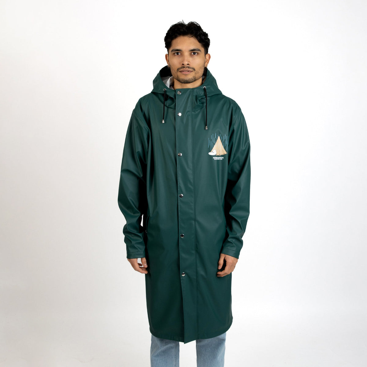 Moomin Adventure Rain Coat Green
