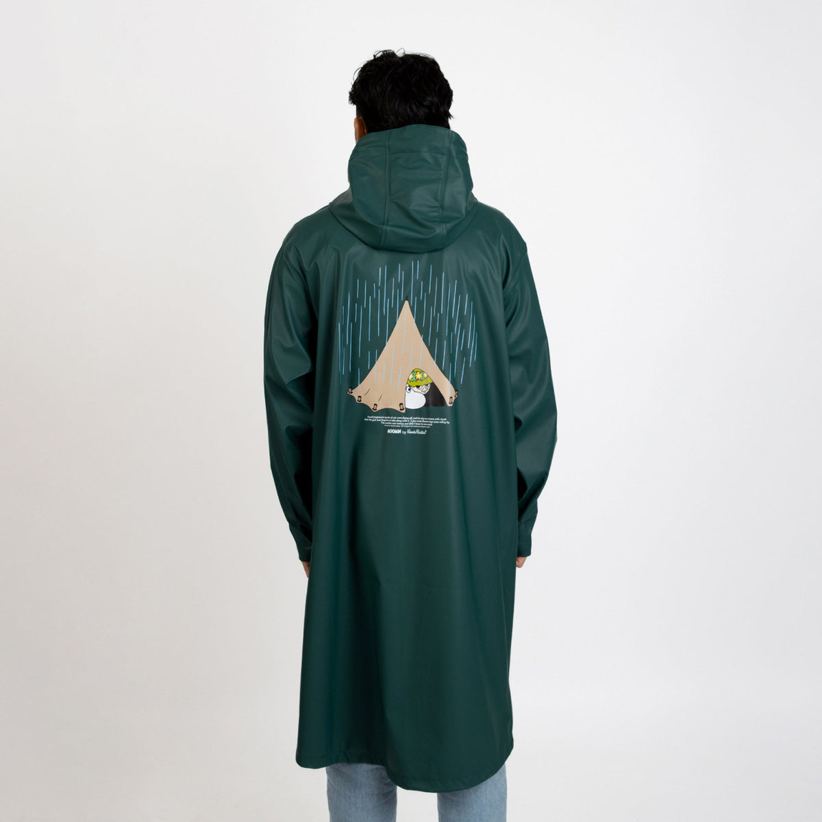Moomin Adventure Rain Coat Green