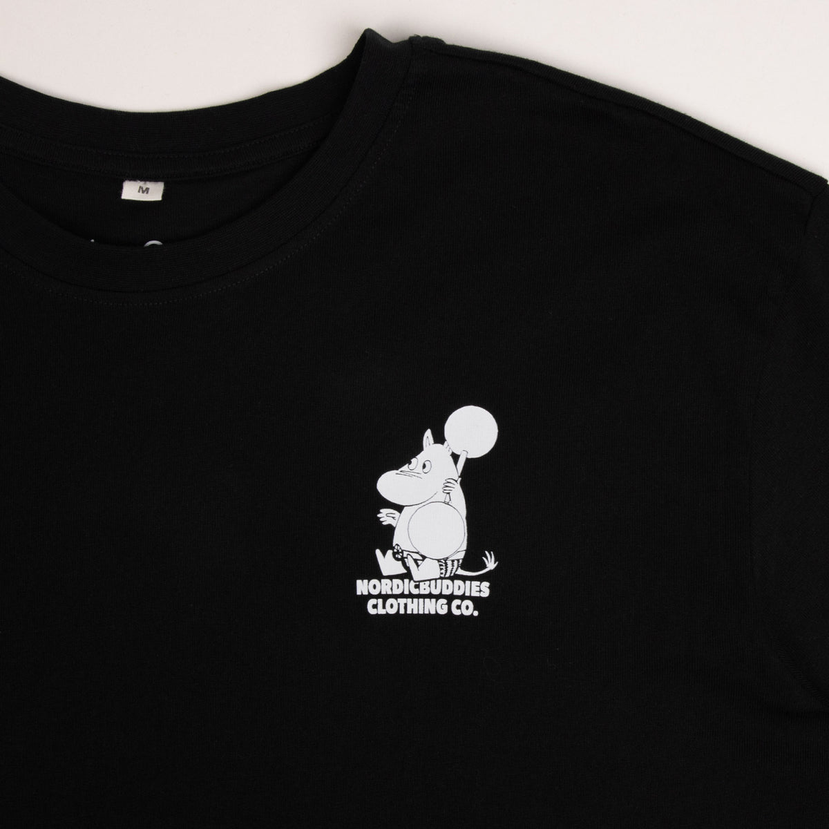 T-shirt Moomintroll Weightlifting Black
