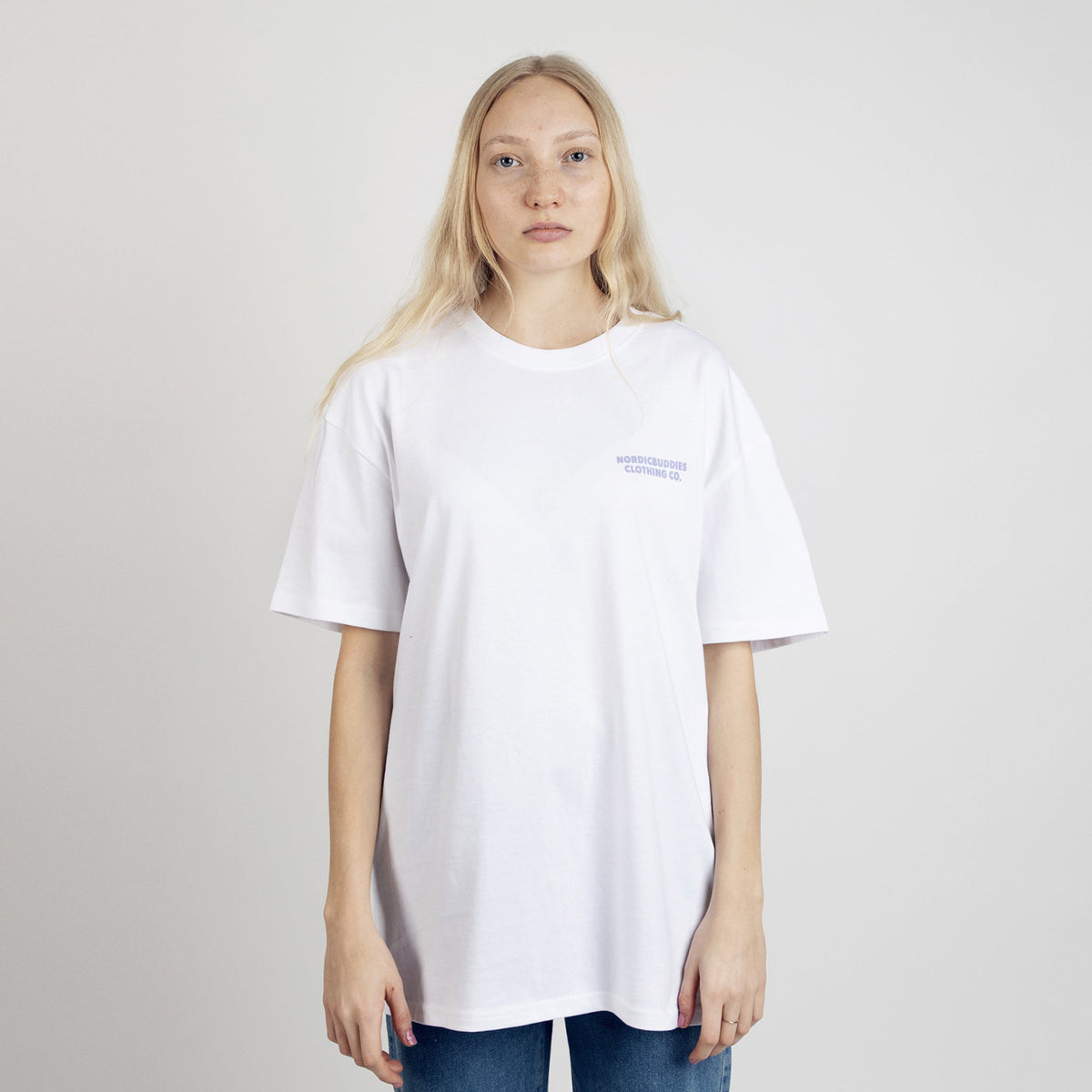 T-shirt Moomintroll Adventuring White