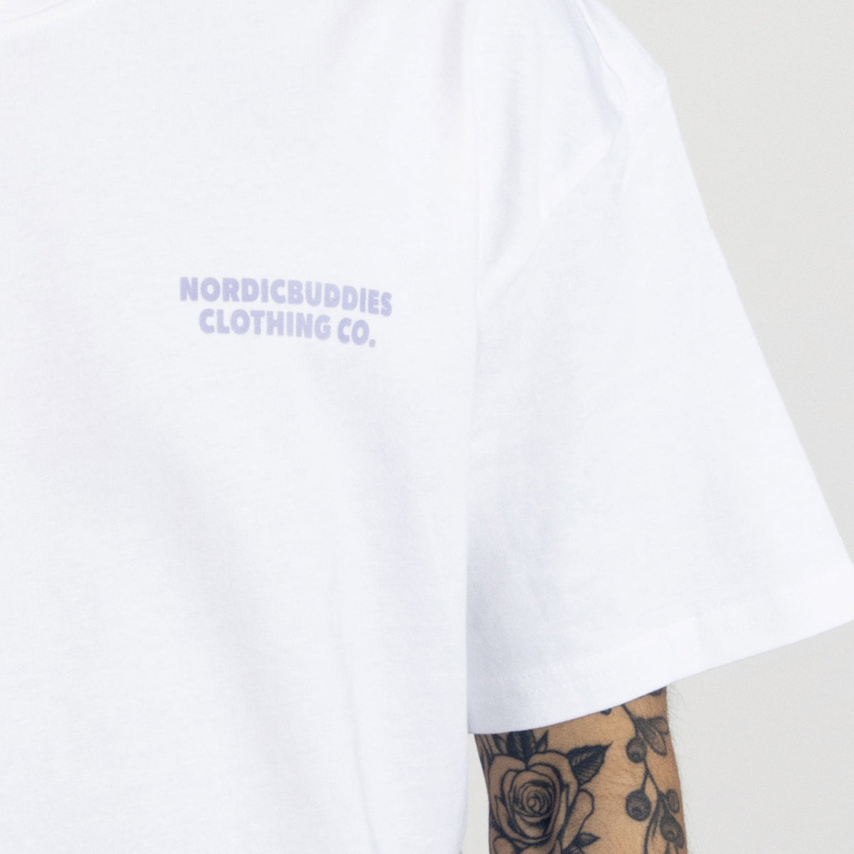 T-shirt Moomintroll Adventuring White