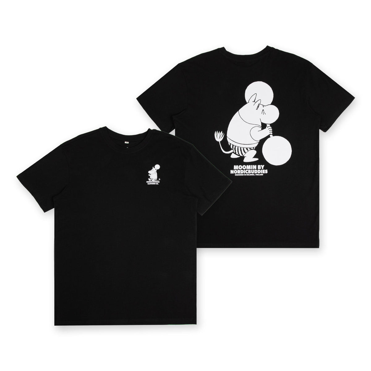 T-shirt Moomintroll Weightlifting Black