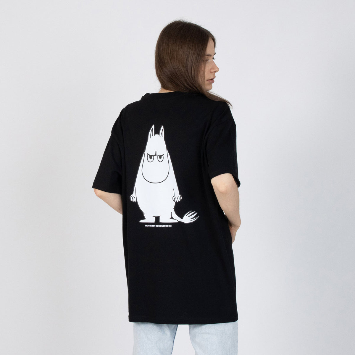 T-shirt Moomintroll Angry Black