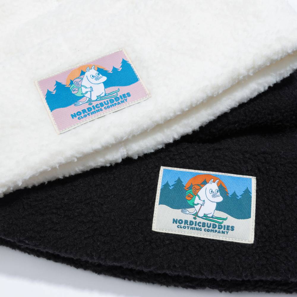 Moomintroll Fleece Beanie White