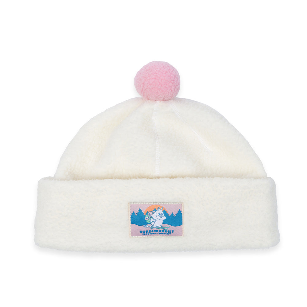 Moomintroll Fleece Beanie White