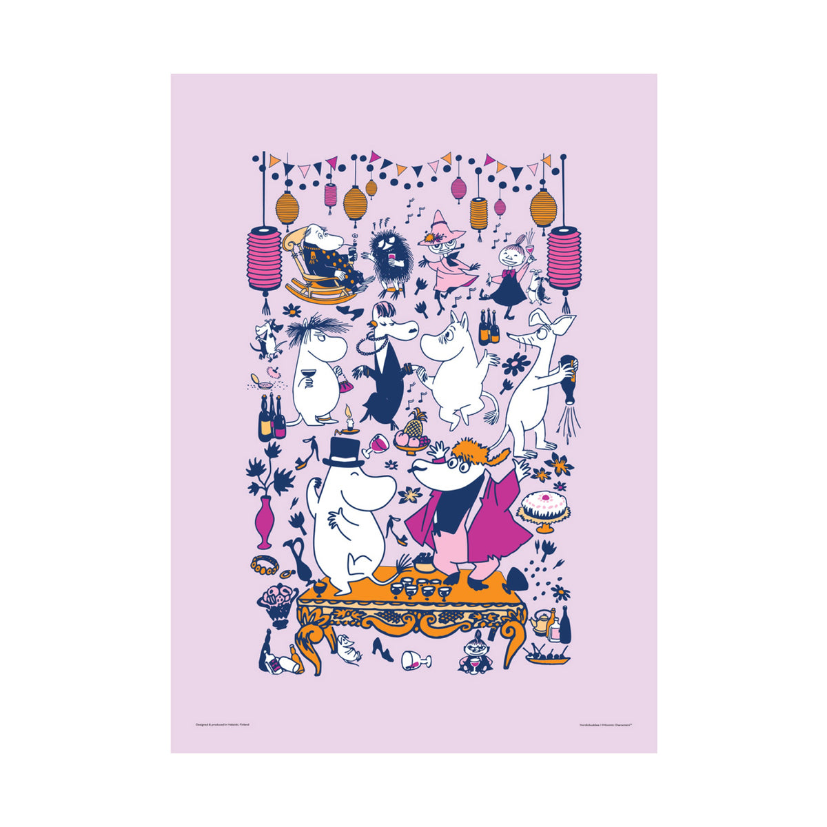 Poster Moomin Party