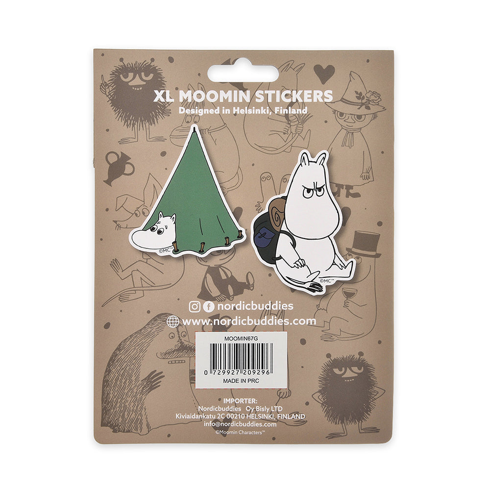 Moomintroll Camping XL Stickers 2 pcs