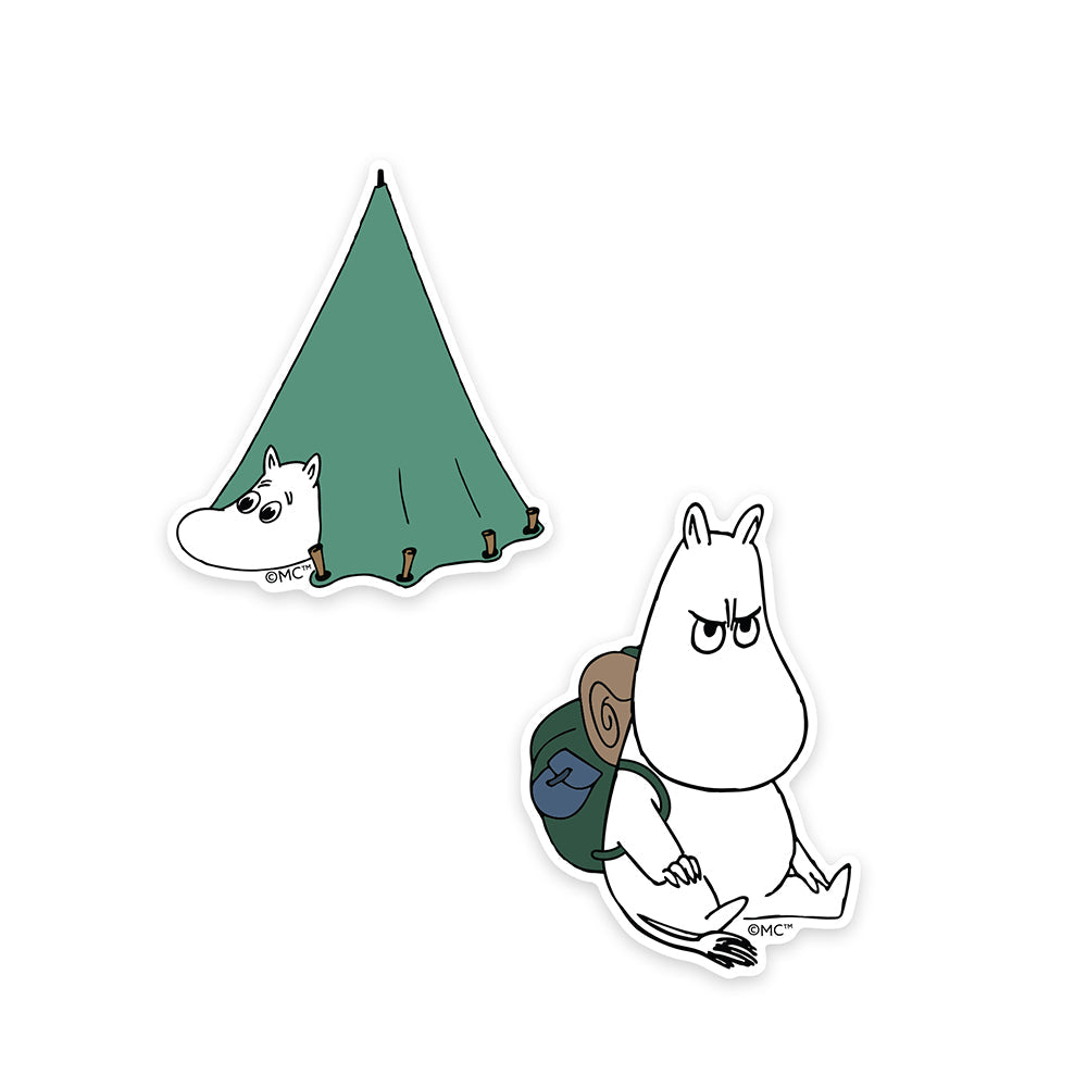 Moomintroll Camping XL Stickers 2 pcs