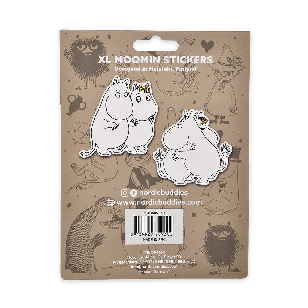 Moomintroll & Snorkmaiden XL Stickers 2 pcs
