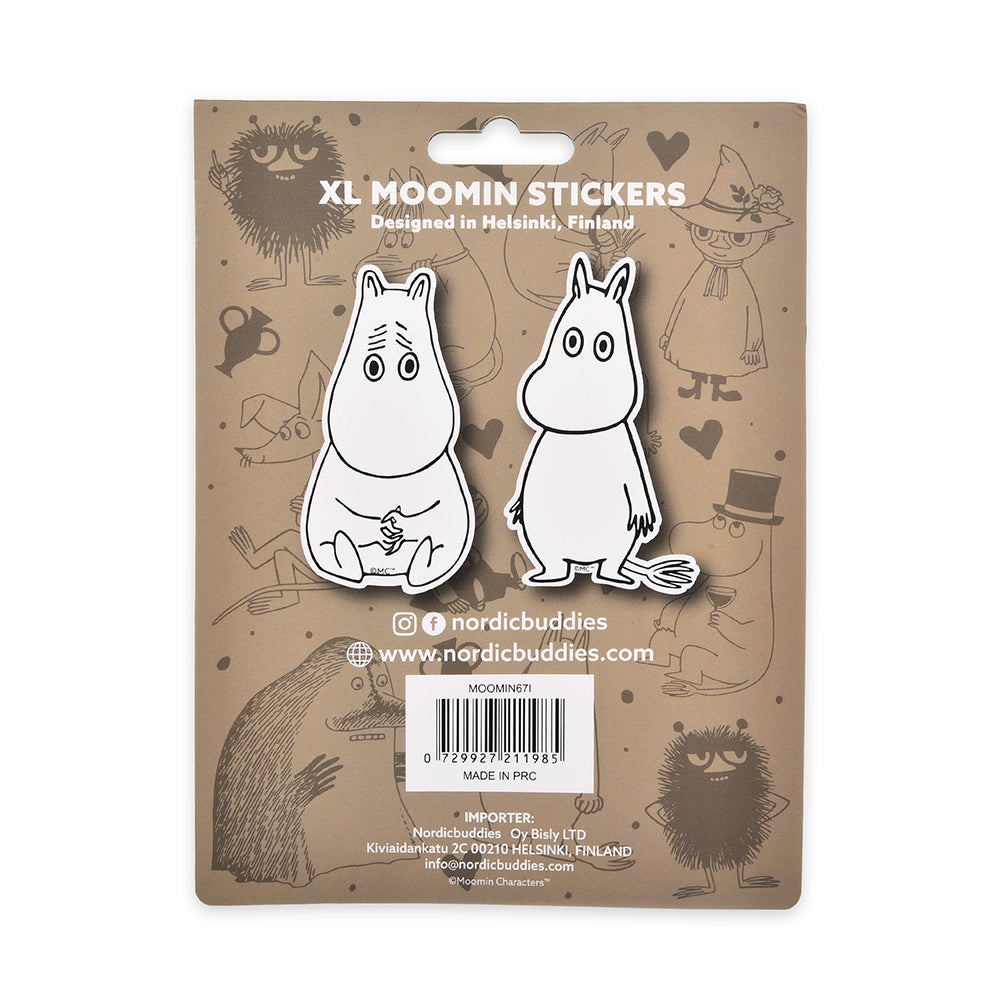 Moomintroll XL Stickers 2 pcs