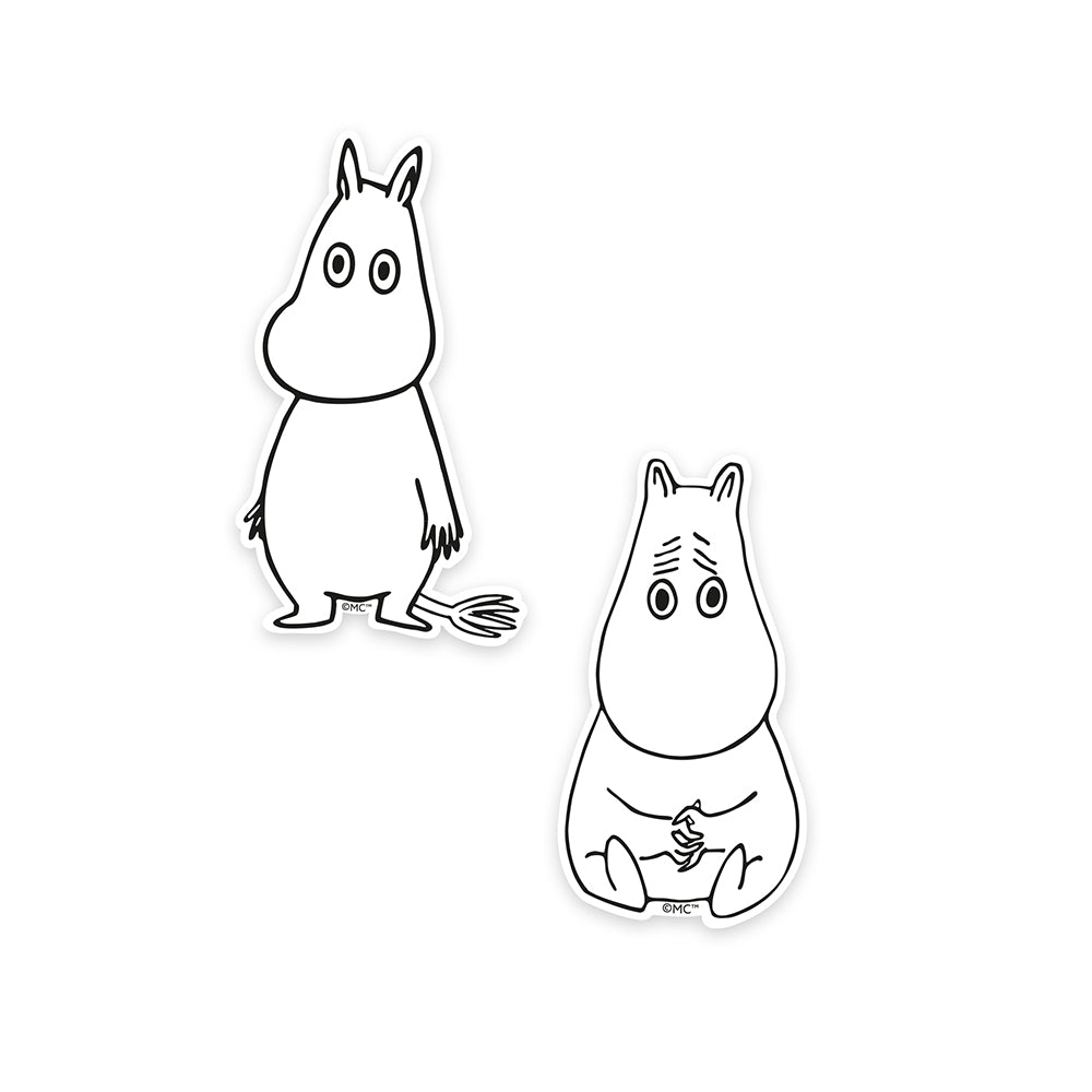 Moomintroll XL Stickers 2 pcs