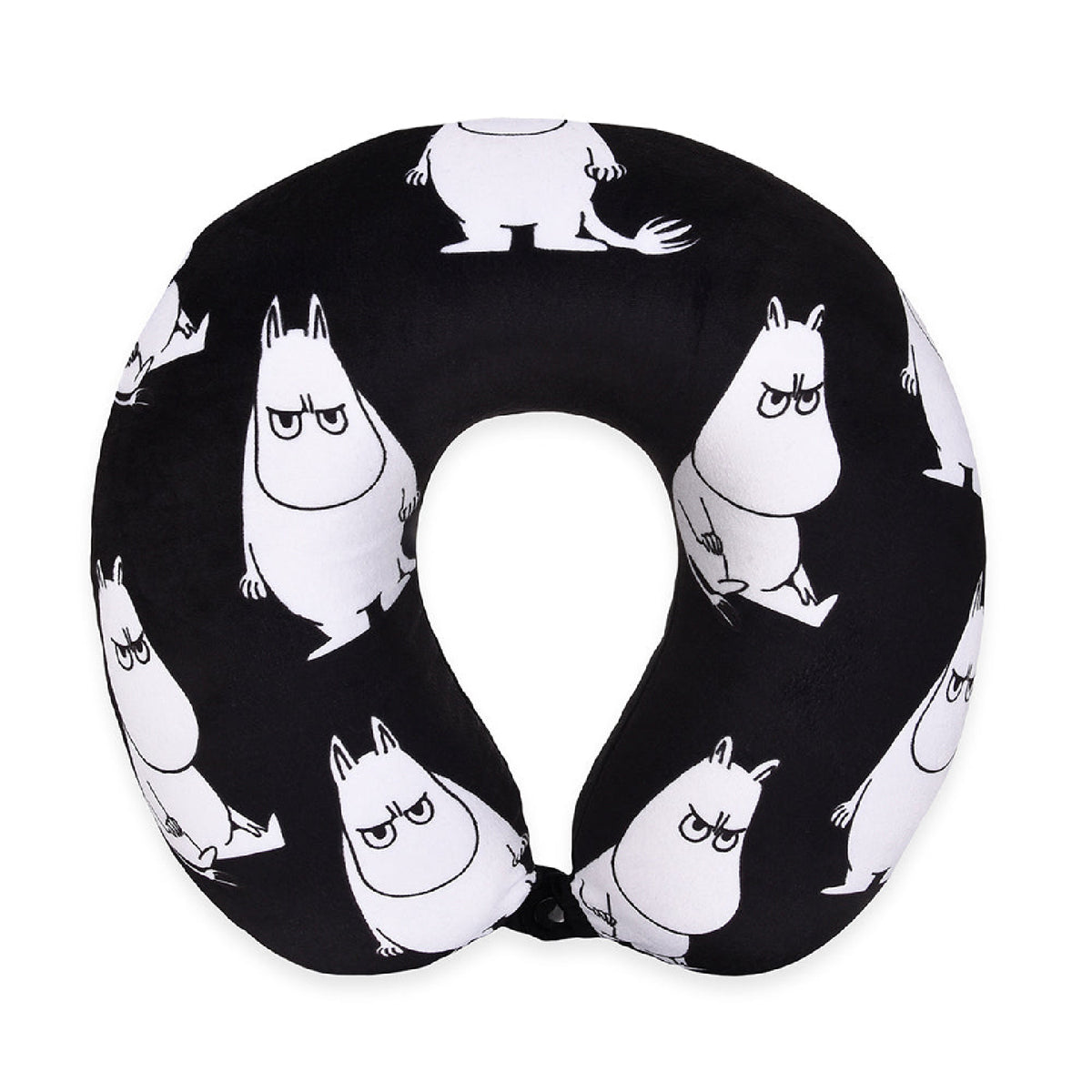 Moomintroll Angry Neckpillow Black