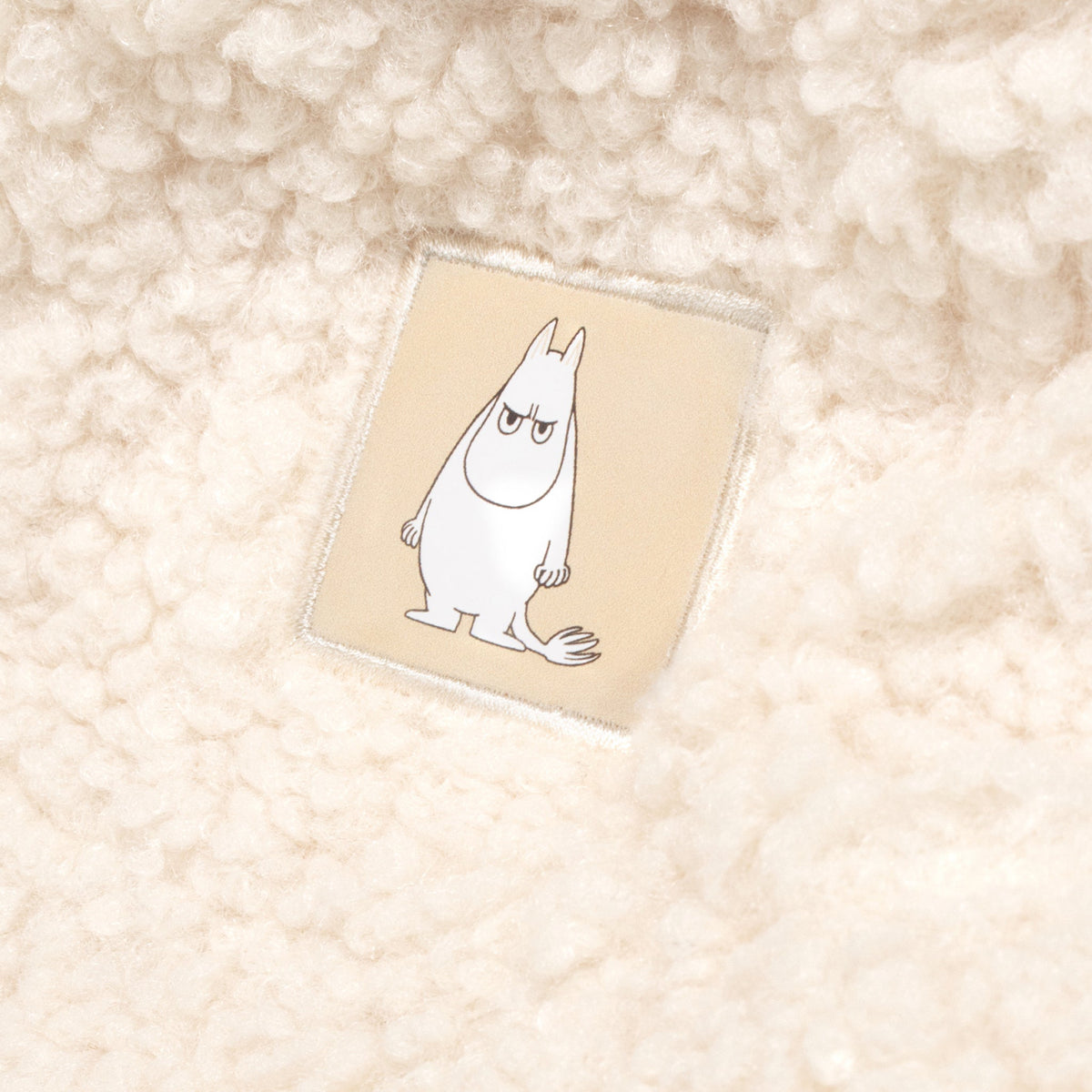 Moomin Fluffy Bucket Hat Moomintroll Angry Off-White