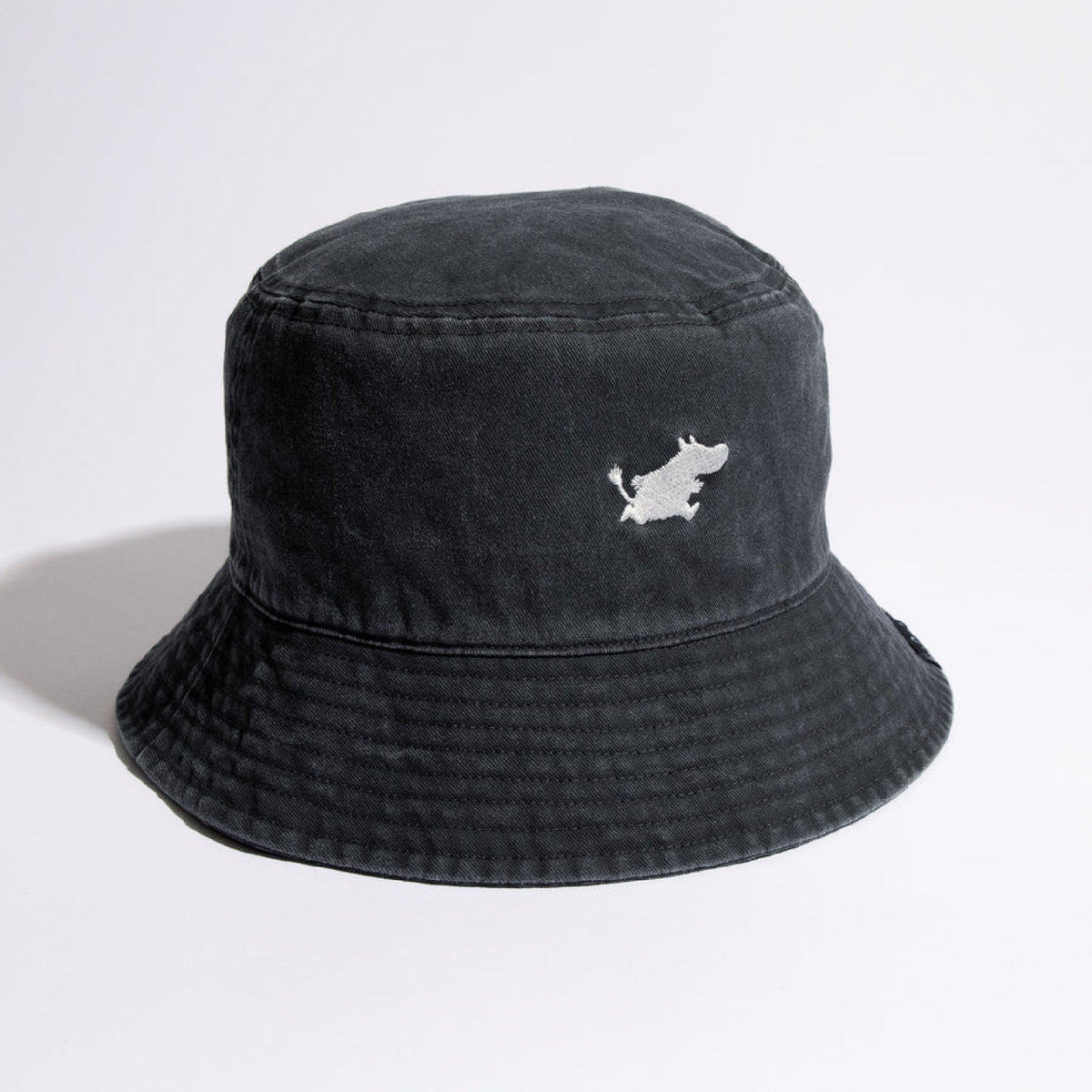 Bucket Hat Adult Moomintroll Washed Denim Black