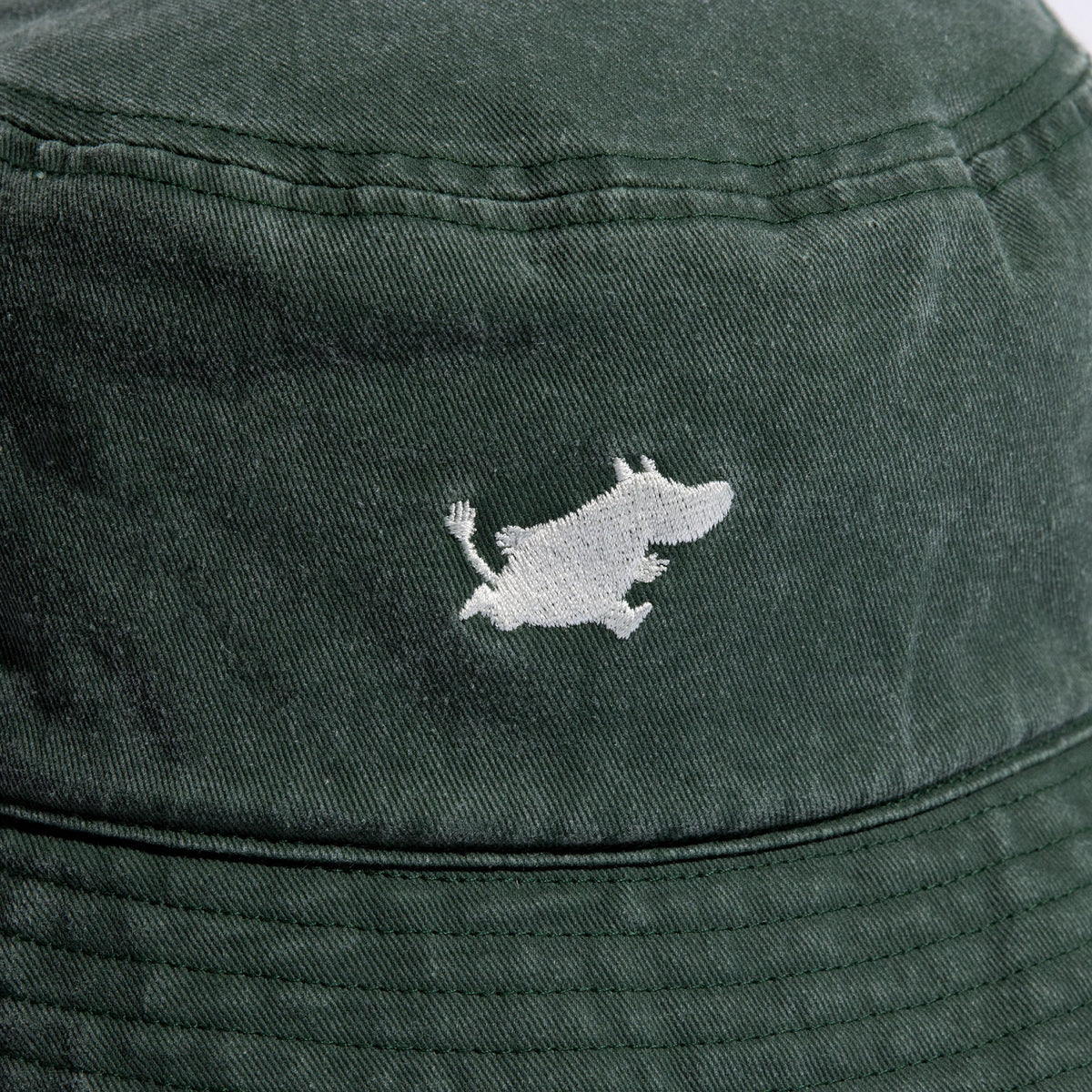Bucket Hat Adult Moomintroll Washed Denim Green