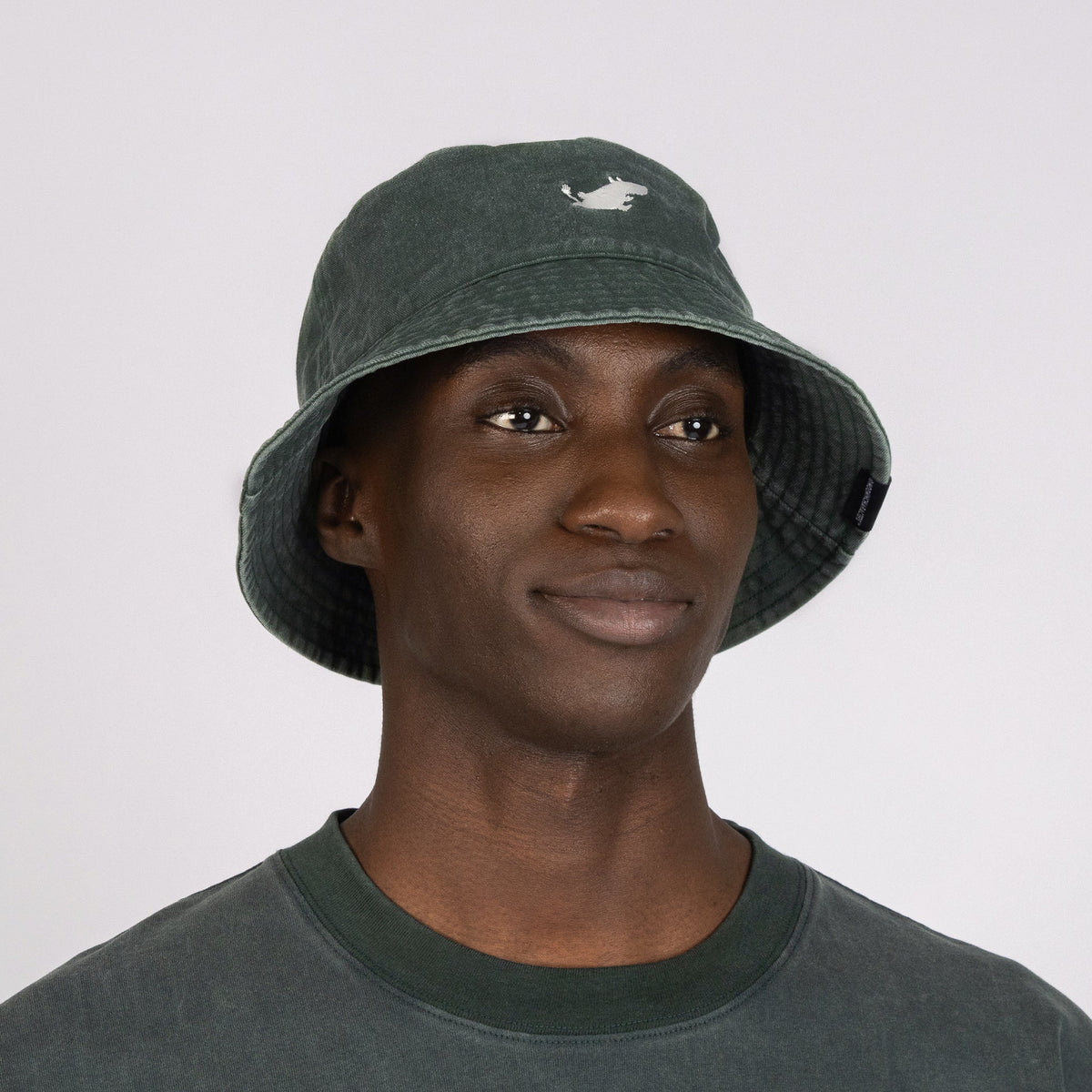 Bucket Hat Adult Moomintroll Washed Denim Green