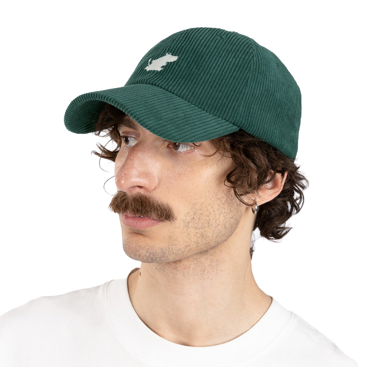 Corduroy Cap Adult Moomintroll Green