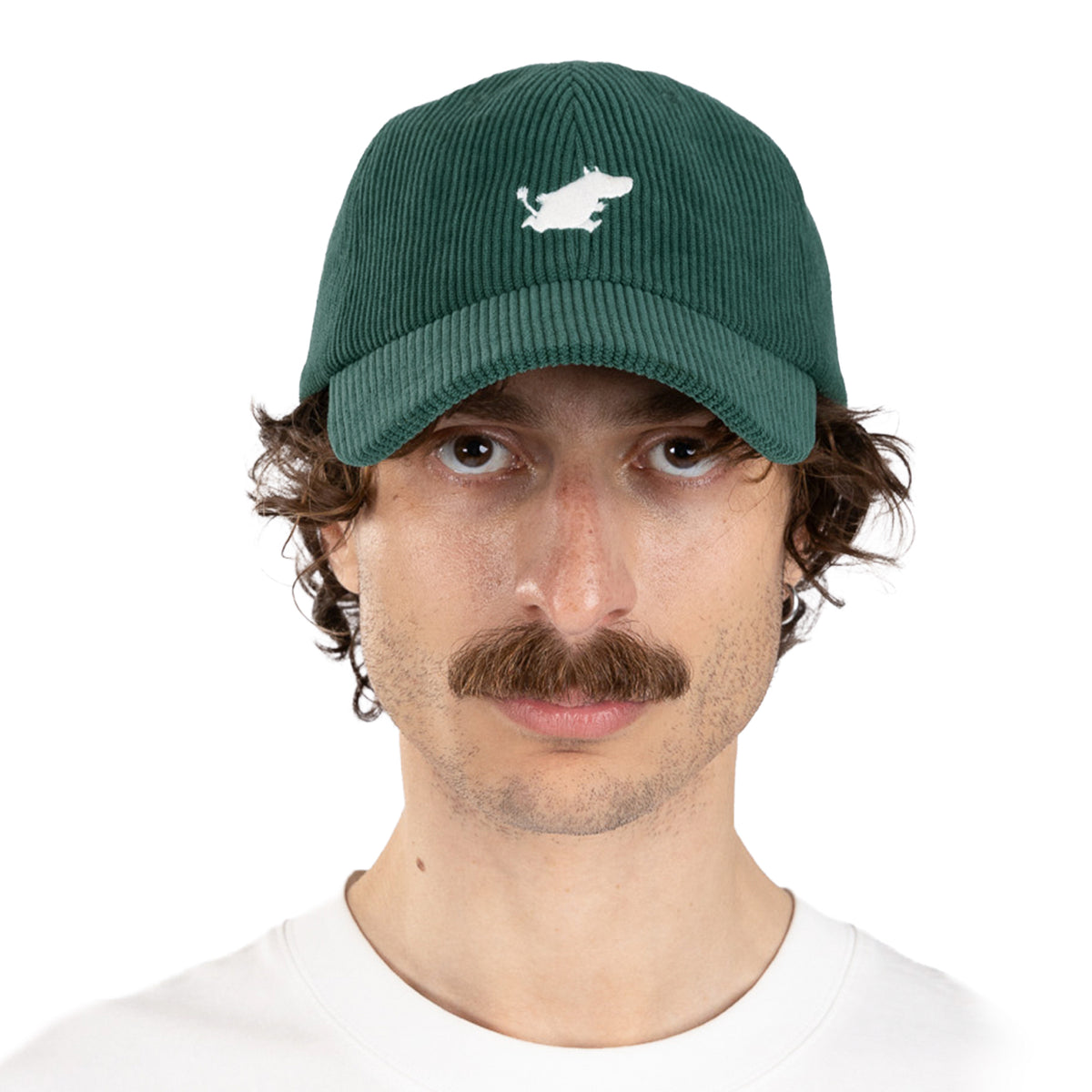 Corduroy Cap Adult Moomintroll Green